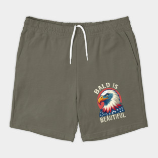 Bald is Beautiful 4th Of July Shorts
