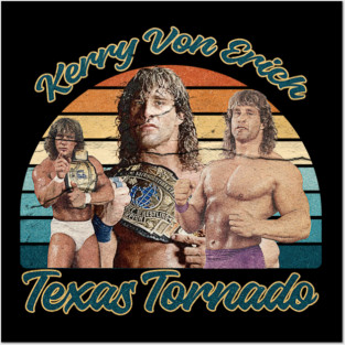 kerry von erich Texas Tornado Posters and Art