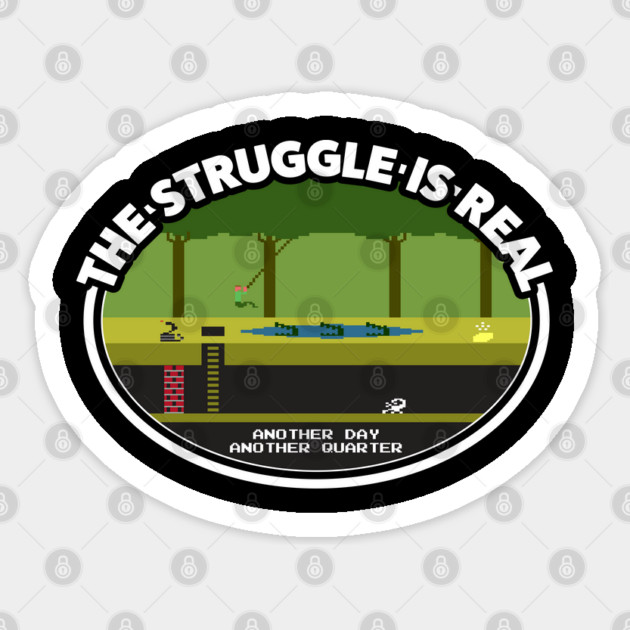 Pitfall - The Struggle is Real (Activision) Sticker by Chewbaccadoll
