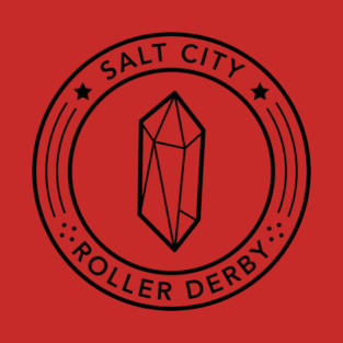 Salt City Roller Derby Wheel Logo T-Shirt