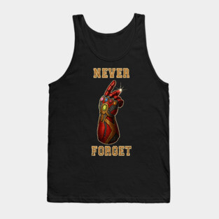 Never Forget Tony Tank Top