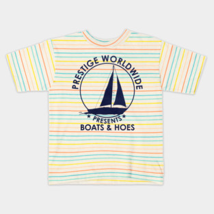Prestige Worldwide Boats & Hoes Kids T-Shirt
