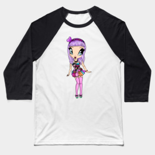 Katy Perry California Gurls cartoon Baseball T-Shirt