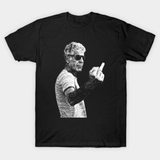 Anthony Bourdain Best Seller Middle Finger T-Shirt