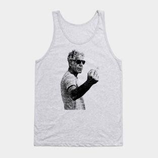 Anthony Bourdain Top Selling Middle Finger Tank Top