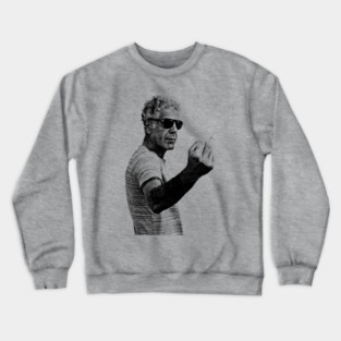 Anthony Bourdain Top Selling Middle Finger Crewneck Sweatshirt