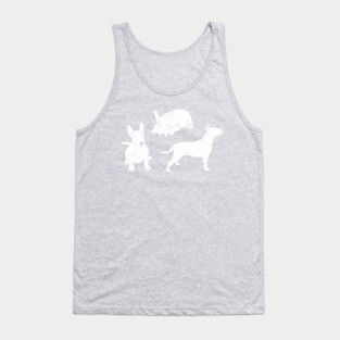 Bull Terrier Pattern Tank Top