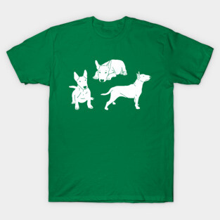 Bull Terrier Pattern T-Shirt