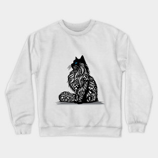Blue Eyed Cat Crewneck Sweatshirt