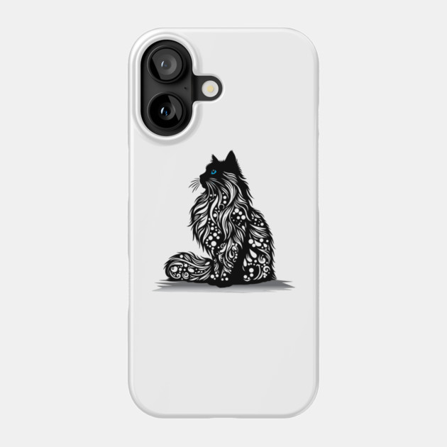 Blue Eyed Cat Phone Case by DickinsonDesign