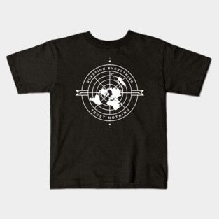 Flat Earth Kids T-Shirt