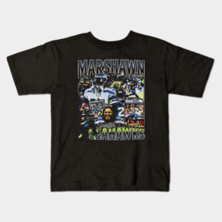 Marshawn Lynch Vintage Bootleg Kids T-Shirt