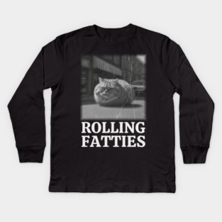 Rolling-Fatties Kids Long Sleeve T-Shirt