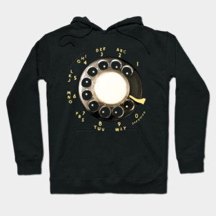 rotary dial telephone Hoodie