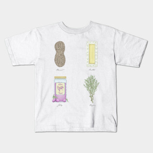 Peanut Butter Jelly Thyme Kids T-Shirt