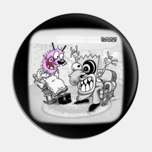 Courage The Cowardly Dog Pin