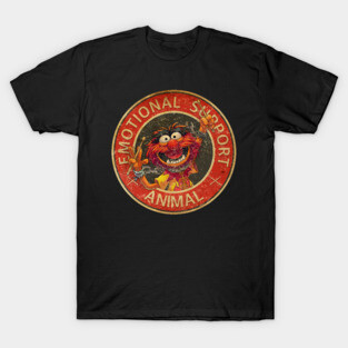 emotional support animal muppets Vintage T-Shirt