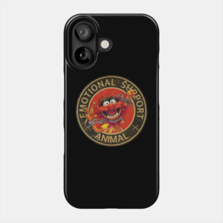 Vintage emotional support animal muppets Phone Case