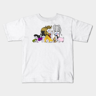 Cute Animals Support Joe Biden 2024 Kids T-Shirt
