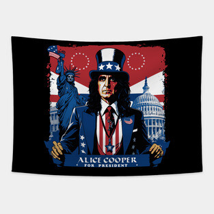 Alice Cooper For President ! Tapestry