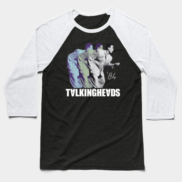 Talking Heads 84 Baseball T-Shirt by Timeless Chaos