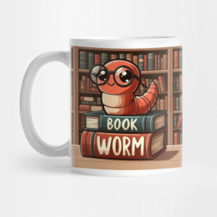 Bibliophile's Best: Book Worm, Book Lover Gift. Mug