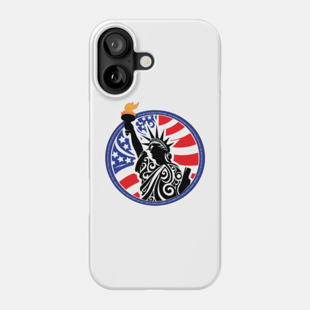 Lady Liberty Phone Case by DickinsonDesign