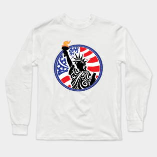 Lady Liberty Long Sleeve T-Shirt