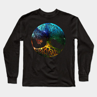 Tree of Life Mandala Long Sleeve T-Shirt