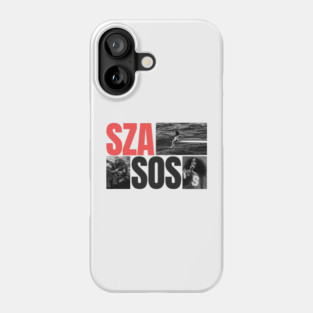 SOS Retro Black & White Phone Case