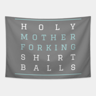 Holy Mother Forking Shirt Balls Tapestry