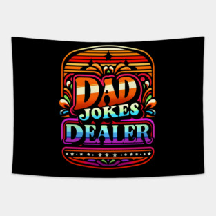 Dad Jokes Dealer Tapestry