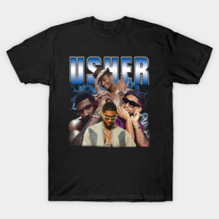 Usher Retro Collage T-Shirt