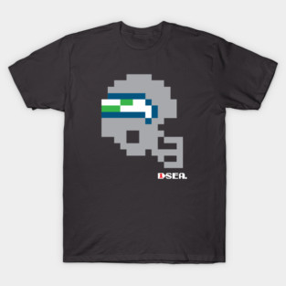 SEA Seahawks Tecmo Bowl Helmet T-Shirt