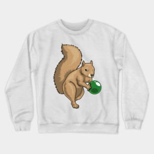 Squirrel Bowling Bowling ball Crewneck Sweatshirt