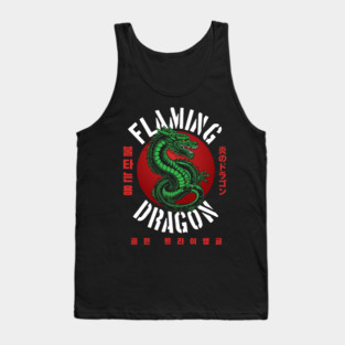 Flaming Dragon Tank Top