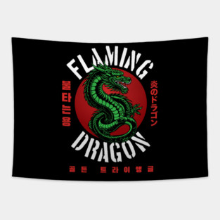 Flaming Dragon Tapestry