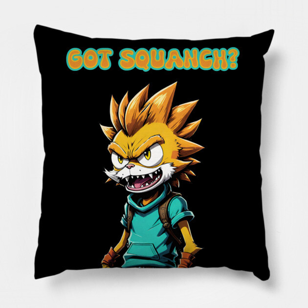 Got Squanch? Pillow by Grave Digs
