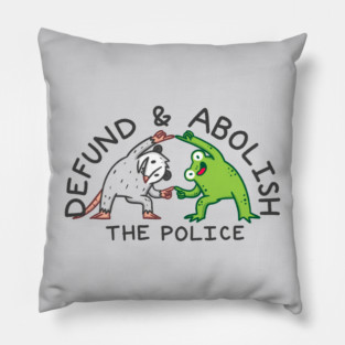 Leftist Animals Defund the Police Pillow