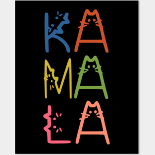 KAMALA CATTIE VINTAGE Posters and Art