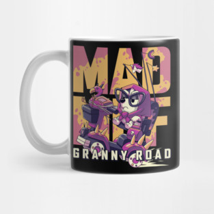 Muffin Heeler Mad Muf Granny Road Mug