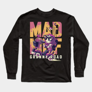Muffin Heeler Mad Muf Granny Road Long Sleeve T-Shirt