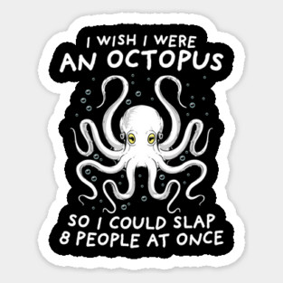 Octopus Attitude Sticker