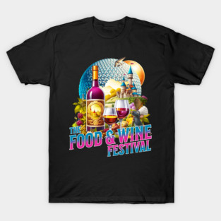 Food and Wine Festival Orlando Florida World Showcase T-Shirt