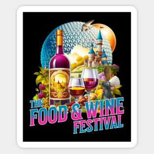 Food and Wine Festival Orlando Florida World Showcase Magnet