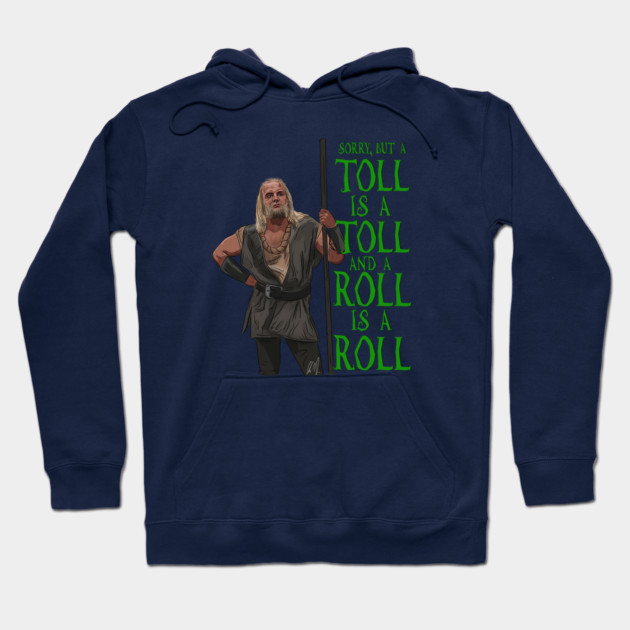 Men in Tights: Tolls & Rolls Hoodie by 51Deesigns