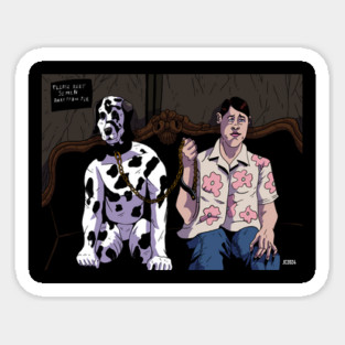 Preacher "Looking For Dog (God)" illustration (digital) Magnet