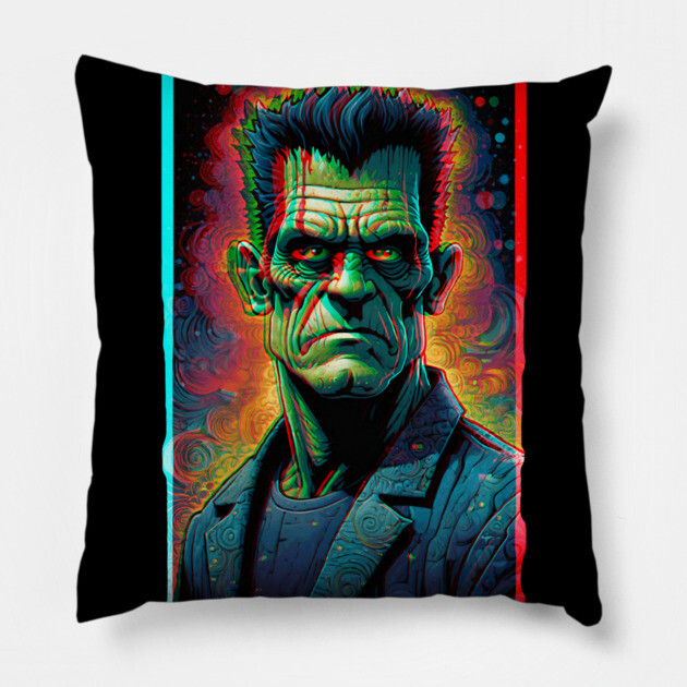 3D Frankenstein Pillow by Grave Digs