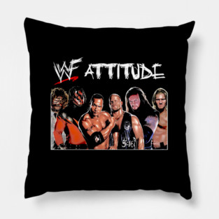 Attitude Era Icons Pillow