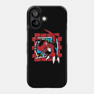 digimon tyrannomon Phone Case
